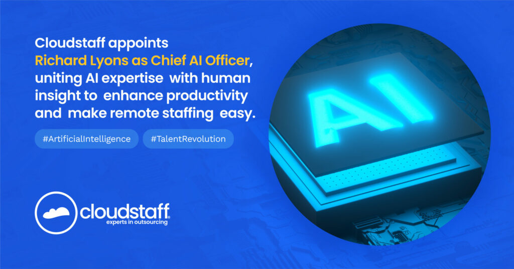 text in blue background rectangle with AI inside a circle