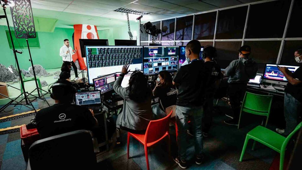 Cloudstaffers in the production room