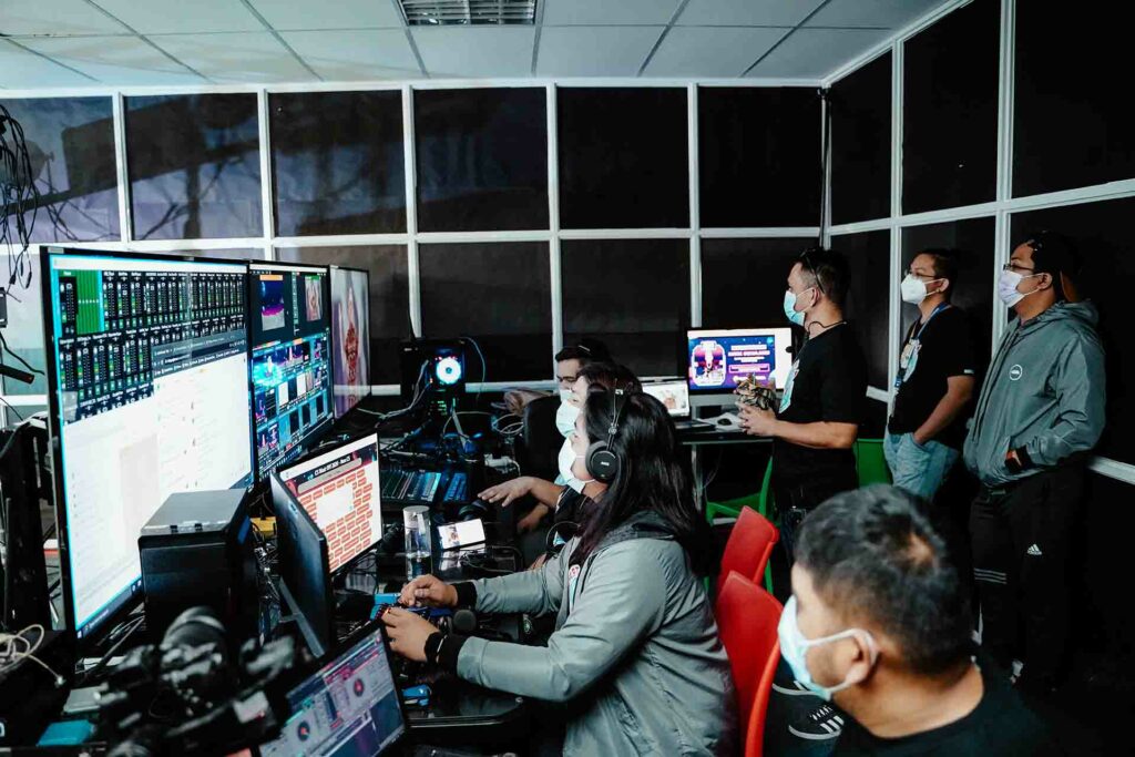 Cloudstaffers in the production room