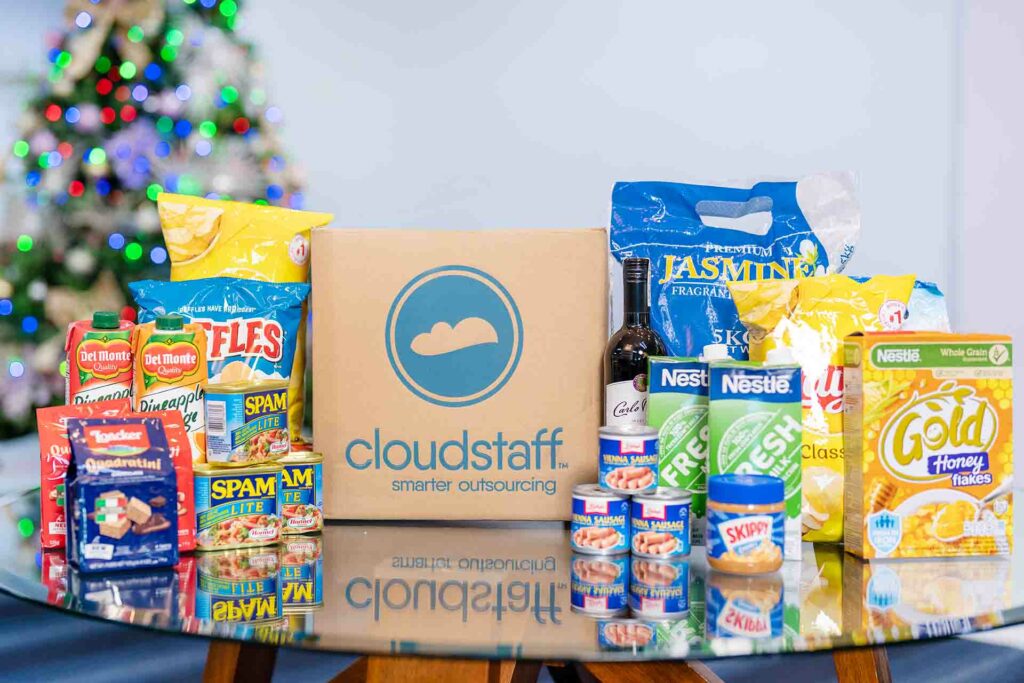 Cloudstaff Perks Box and its content