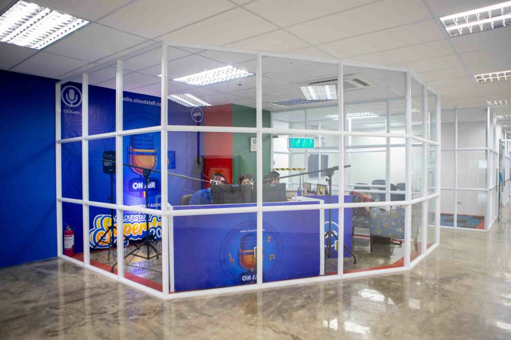 Cloudstaff DJ booth