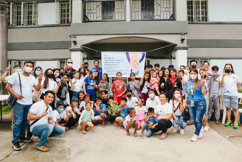 CS Cares volunteers and charity group