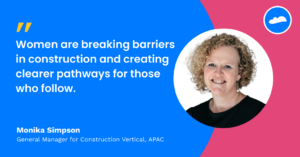 Monika Simpson and Suzie Wing at NAWIC QLD Award Winners Showcase in Brisbane