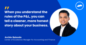 Finance professional reviewing restructured income statement under IFRS 18 reporting standard